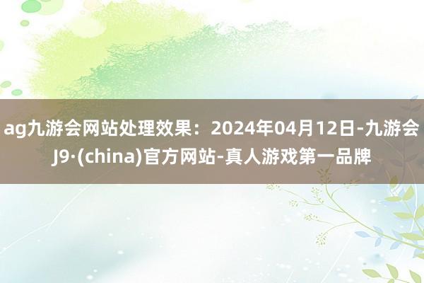 ag九游会网站处理效果：2024年04月12日-九游会J9·(china)官方网站-真人游戏第一品牌